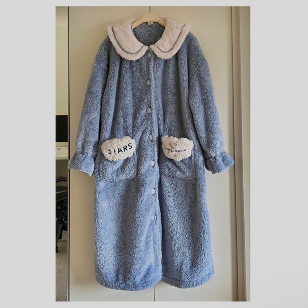 Cozy Plush Robe with Rabbit Ears